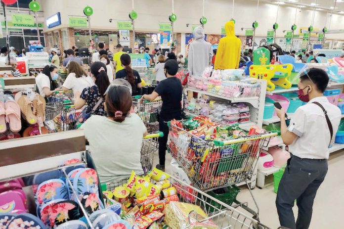 price_gouging_resized People line up at a grocery in Quezon City. The government is currently monitoring "price gouging" after President Ferdinand “Bongbong” Marcos Jr. has noticed that the prices of some goods have increased. MARK DEMAYO/ABS-CBN NEWS FILE PHOTO