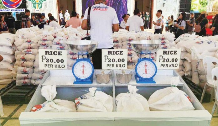 The Department of Agriculture (DA) will likely delay the reduction of the maximum suggested retail price for imported rice. Photo shows rice sold at P20 per kilo on the Cebu Capitol grounds as part of the DA’s affordable rice program. DA CENTRAL VISAYAS/FACEBOOK PHOTO