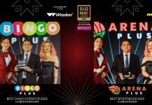 Back-to-back wins for BingoPlus and ArenaPlus at theSiGMA Awards 2025 BingoPlus and ArenaPlus president accepting awards at the SIGMA Asia 2025.