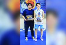 Paul Barcelona with his father Pete Barcelona. PHOTO COURTESY OF BEN LO CUP
