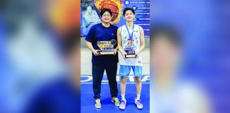 Paul Barcelona with his father Pete Barcelona. PHOTO COURTESY OF BEN LO CUP