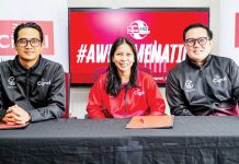 Ilongga libero Pearl Ann Denura signs her rookie contract with Cignal HD Spikers. CONTRIBUTED PHOTO