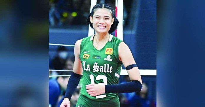 Angel Canino will anchor the Alas Pilipinas national women’s volleyball team in the AVC Women’s Volleyball Nations Cup in Vietnam. UAAP PHOTO