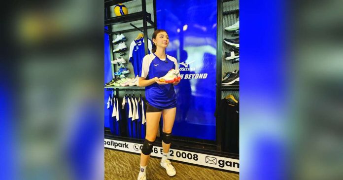sports Tay Tung 1_superimposed Brianna Ang is currently part of the Thunderbolts squad competing in the Shakey's Girls Volleyball Invitational League (SGVIL) Rising Stars Cup Division 1 competing at the La Salle Green Hills Gym. PHOTO COURTESY OF JOSE MONTALBO