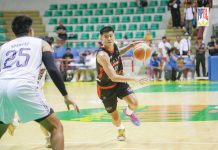 Emman Calo spearheaded Basilan Viva Portmasters’ win over Paranaque Patriots. MPBL PHOTO