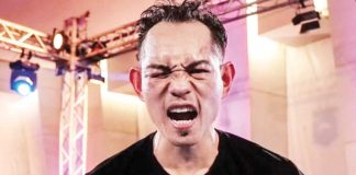 Nonito Donaire Jr.’s right eye is completely shut following a headbutt from Andres Campos. PHOTO COURTESY OF NONITO DONAIRE JR.