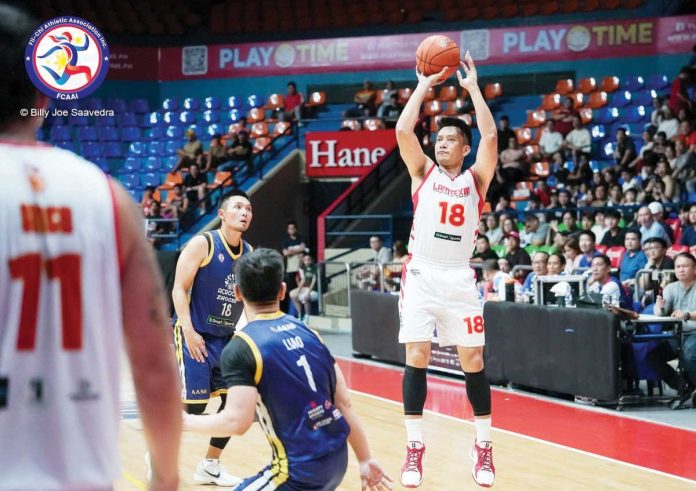 sports_Hua_resized Negrense James Yap of Hua Siong College of Iloilo-Lamtex Pipes pulls up for a three-point shot. PHOTO COURTESY OF FCAAI