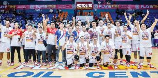 Hua Siong College of Iloilo-Lamtex Pipes claimed the Fil-Chi Athletic Association Inc. (FCAAI) 40s Division crown with a close win overbXavier School-Acrocity x Zhoosh. PHOTO COURTESY OF SMART SPORTS