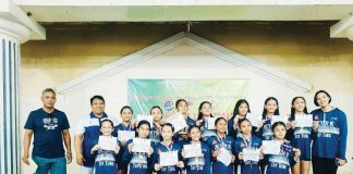 Members of Bacolod Tay Tung High School Thunderbolts team. PHOTO COURTESY OF BIBOY CALAMBA