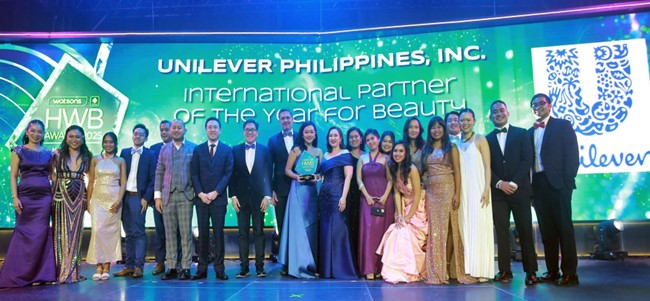 Unilever Philippines, Inc. was recognized as the International Beauty Partner of the Year at the Watsons HWB Awards 2025.