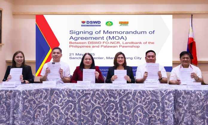 Palawan Group of Companies, DSWD NCR, and LandBank NCR formally signed the Memorandum of Agreement to strengthen payout services and support programs for Filipino families in crisis.