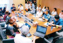 Lone District Congressman Alfredo Abelardo Benitez and Mayor Greg Gasataya convened an emergency meeting with the City Disaster Risk Reduction and Management Council (CDRRMC) and key response agencies on July 14 at the City Mayor’s Office in the Bacolod City Government Center to address the flooding concerns in the city. PHOTO COURTESY OF MAYOR GREG GASATAYA/FACEBOOK