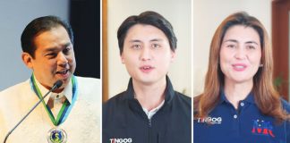 (From left) House Speaker Martin Romualdez, Tingog Party-list’s Cong. Andrew Julian Romualdez, and returning Tingog Party-list’s Cong. Yedda Marie Romualdez