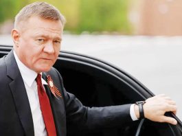 Roman Starovoit was appointed as Russia’s minister of transport in May 2024. He was dismissed earlier on Monday by President Vladimir Putin. EPA