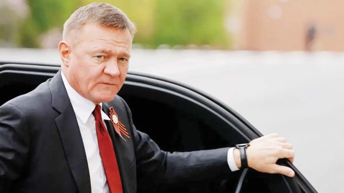 Russia Roman Starovoit was appointed as Russia’s minister of transport in May 2024. He was dismissed earlier on Monday by President Vladimir Putin. EPA