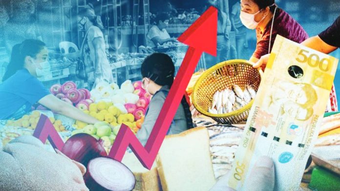 According to the latest Pulse Asia “Ulat ng Bayan” survey, 62 percent of adult Filipinos cite inflation as the most urgent issue, followed by 51 percent who pointed to workers’ pay. Inquirer File Photo