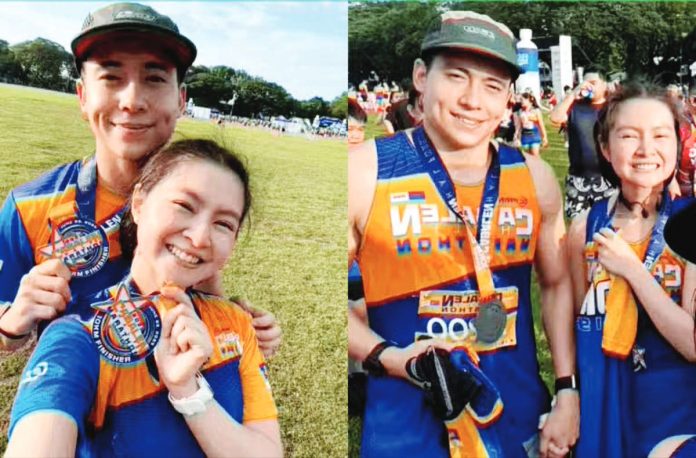 Barbie Forteza and Jameson Blake were seen together at a fun run in Pampanga on June 30, 2025.