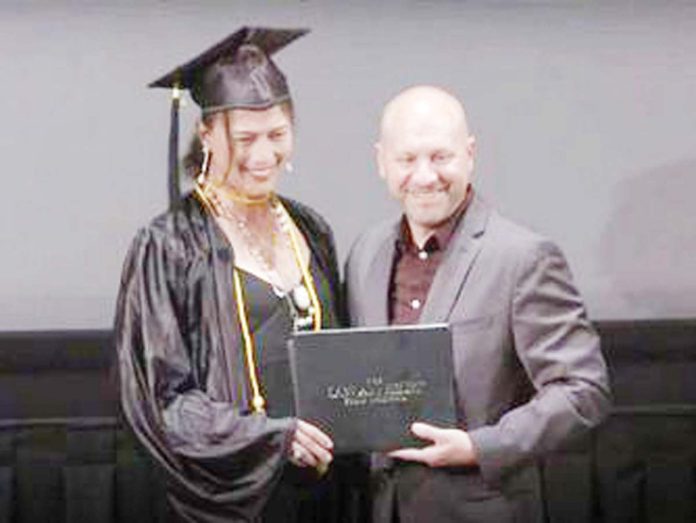 bb-gandanghari-copy BB Gandanghari shares on her Instagram post that she graduated summa cum laude from the Los Angeles Film School in California. @GANDANGHARIBB/INSTAGRAM PHOTO