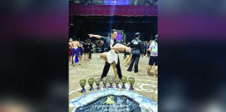 Two senior high school students from Capiz National High School namely Ely Karl Andion and Persline M. Bonite shine at the Philippine Summerball International Dance Festival held on June 29, 2025, at the Boracay Newcoast Convention Center in Aklan. DANCESPORT ALLIANCE CAPIZ PHOTO