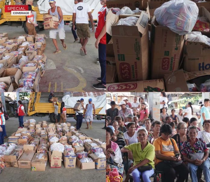 capiz-relief-op Thousands of fisherfolk from seven coastal towns in Capiz affected by unfavorable sea conditions benefited from the Task Force Pagdumdum’s relief distribution held on July 9 to 10, 2025. CAPIZ PROV’L GOV’T COMMUNICATIONS PHOTO