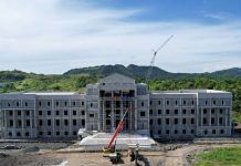 Aerial view of the construction site of the new Capiz Provincial Capitol in Pueblo de Panay, envisioned to be a center of efficient and accessible public service. CAPIZ PROV’L GOV’T COMMUNICATIONS GROUP PHOTO