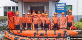 The Philippine Coast Guard–Capiz gears up and prepares a rescue boat on standby as part of its strengthened disaster response efforts in light of the adverse weather brought by Tropical Storm “Crising”. COAST GUARD ROXAS STATION PHOTO