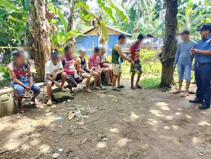 cockfighting Eight men were apprehended on July 12, 2025 after they were caught engaging in illegal cockfighting in San Dionisio, Iloilo. SAN DIONISIO MPS PHOTO