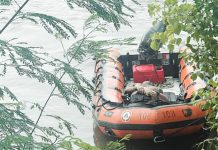 The lifeless body of Patrolman Dande Luis Tayhon was found floating in the Iloilo River around 9 a.m. on Sunday, July 20, 2025. AJ PALCULLO/PN