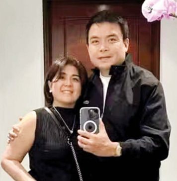 Emil Sumangil with his wife Michelle. @MASTERCHELLEASIA/INSTAGRAM PHOTO