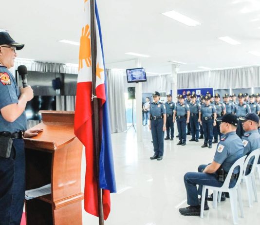 Police Colonel Kim Legada (left), director of the Iloilo City Police Office (ICPO), says his office maintains an open-door policy for officers seeking psychological help and is actively encouraging them to speak up without fear of stigma. ICPO PHOTO