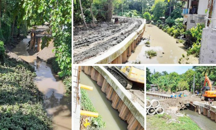 jaro-dpwh-project FLOOD CONTROL OR FLOOD CULPRIT? Ongoing works by the Department of Public Works and Highways (DPWH), implemented through its Iloilo City District Engineering Office (ICDEO), appear to encroach on Buntatala Creek, further narrowing an already constricted waterway and undermining the ability of nearby barangays to effectively drain floodwaters.