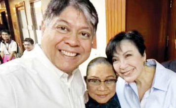 (From left) Kiko Pangilinan, Cristy Fermin and Sharon Cuneta. OGIE DIAZ/FACEBOOK PHOTO