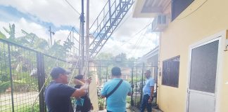 INSPECTION IN PROGRESS. Personnel from the Iloilo City Boarding House Commission, together with representatives from the Business Permits and Licensing Division of the city government and the Bureau of Fire Protection, inspect a boardinghouse for compliance with safety and regulatory requirements as part of the crackdown on unpermitted accommodations ahead of the opening of college classes. Photo courtesy of Iloilo City Boarding House Commission