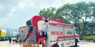 Iloilo City's newest Urban Search and Rescue (USAR) truck, custom-built for complex emergency operations, boasts a three-ton crane from Japan, an Italian-made insulated work basket, and a US-made lighting system capable of producing 40,000 lumens — ideal for night rescues. Also equipped with a 13,500-pound front winch and extended bumper, the P8.68-million vehicle is designed for rapid response in urban collapses, flood rescues, and road accidents. MA. THERESA LADIAO/PN