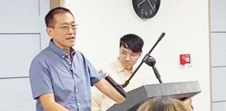 Melchor Tan, reappointed Iloilo City administrator, addresses the Sangguniang Panlungsod during its inaugural session on July 2, affirming continuity in city governance under Mayor Raisa Treñas’ administration. MA. THERESA LADIAO