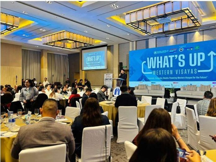 mai_business_forum.JPG_resized Participants listen intently during the “What’s Up Western Visayas 2025” conference at Courtyard by Marriott Iloilo on July 18, a key event under Iloilo Business Month that spotlighted innovation, integration, and inclusive growth through public-private collaboration. FEATURE ILOILO PHOTO