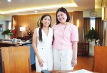 Vice Mayor Julie Grace “Love-love” Baronda (left) pays a courtesy call on Mayor Raisa Treñas at the Iloilo City Mayor’s Office on July 1, marking their first official meeting since assuming office. Their initial discussion centered on office space concerns at the Legislative Building. RAISA TREÑAS FACEBOOK PAGE