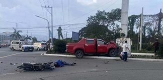 A fatal collision between a motorcycle and a pick-up truck occurred at the intersection of Barangay Mali-ao, Pavia, Iloilo on July 11, 2025. The crash highlights the growing concern over road safety in Iloilo province amid a rising number of vehicular accidents. AJ PALCULLO/PN