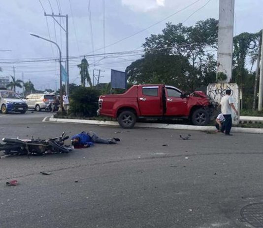 A fatal collision between a motorcycle and a pick-up truck occurred at the intersection of Barangay Mali-ao, Pavia, Iloilo on July 11, 2025. The crash highlights the growing concern over road safety in Iloilo province amid a rising number of vehicular accidents. AJ PALCULLO/PN