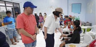 Iloilo City’s Mayor Raisa Treñas visits an evacuation center to personally check on f lood-displaced residents following a series of storms, ensuring the city’s swift disaster response and her call for stronger barangay level preparedness and communication.