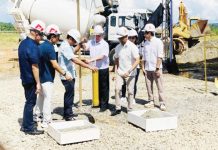 President Ferdinand R. Marcos Jr. (third from left) leads the groundbreaking and time capsule laying for the construction of the new passenger terminal building of the Godofredo P. Ramos Airport in Caticlan, Aklan on Monday, July 14, 2025. PHOTO COURTESY OF PHILIPPINE NEWS AGENCY