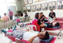 Volunteers participate in a bloodletting activity at the Iloilo Provincial Capitol as part of the recent National Organ and Blood Donation Awareness Week. The event, organized by the Provincial Health Office in partnership with the Department of Health and Philippine Red Cross–Iloilo, drew both seasoned and first-time donors committed to saving lives. NELJOY GALIGAO/PN