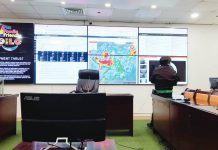 Personnel at the Provincial Disaster Risk Reduction and Management Office (PDRRMO) in Iloilo closely monitor weather bulletins and rainfall radar data, as intensified habagat rains — enhanced by tropical storms “Dante” and “Emong” — affect several towns across the province. Over 3,000 individuals have been impacted by the adverse weather.
