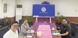 Iloilo’s Gov. Arthur Defensor Jr. meets with Department of Budget and Management (DBM) secretary Amenah Pangandaman to formally present key funding proposals for major development projects in the province. Joining the meeting is Undersecretary Wilford Will Wong. PHOTO FROM BALITA HALIN SA KAPITOLYO