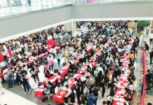 Over 11,000 work offered at Iloilo mega job fair Thousands of hopeful applicants fill Robinsons Place Jaro in Iloilo City during the Iloilo Provincial Government’s Mega Job Fair 2025 on July 18, where nearly 12,000 local and overseas job vacancies were offered. PHOTO BY DR. CYNTHIA DARIO, PESO-ILOILO PROVINCE