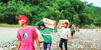 Department of Social Welfare and Development – Region 6 personnel and local volunteers brave rough terrain and mobilize vehicles to deliver essential aid to habagat-affected families in Antique — one of the hardest-hit provinces in Western Visayas. DSWD-6 PHOTO