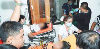 Local health officials rush to aid students of Pis-anan National High School in Sibalom, Antique after more than 100 fell ill due to an unidentified odor on July 2, 2025. PROVINCE OF ANTIQUE PHOTO