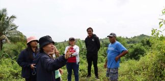 Department of Agriculture Region 6 conducts a site inspection in Barangay Mainit, Cuartero, Capiz to address soil erosion and promote sustainable farming on sloped terrain. DA WESTERN VISAYAS PHOTO