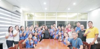 The Bago City Softball Team made a courtesy call to Bago City’s Mayor Marina Javellana-Yao. CONTRIBUTED PHOTO