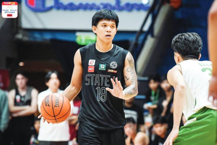 sports Ilonggo Ilonggo Gerry Abadiano steps up for the University of the Philippines Fighting Maroons against the National University Bulldogs. PHOTO COURTESY OF FILOIL SPORTS